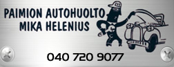 Paimion Autohuolto, Helenius logo